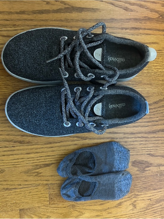 allbirds Shoes - allbirds Womens Dark Charcoal Wool Sneakers